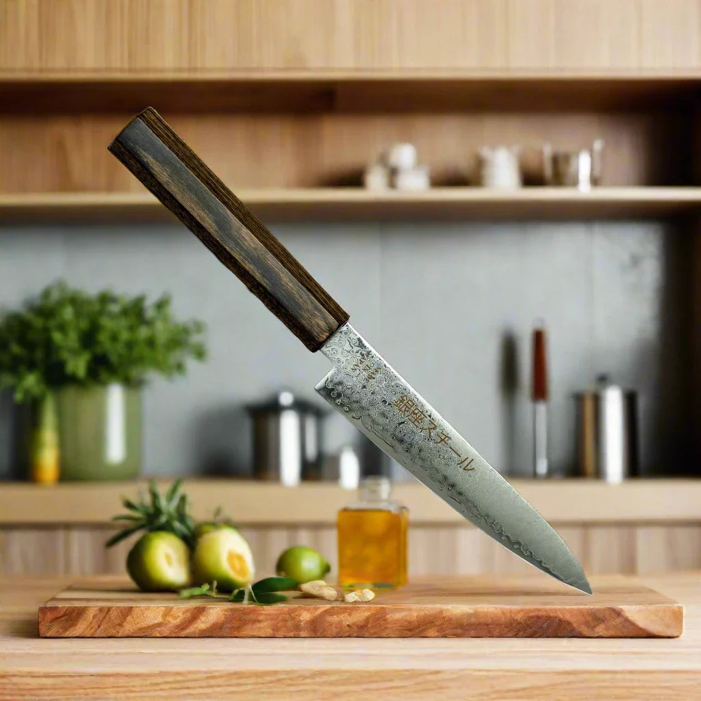 Seiryū (青龍) Series - Petty Knife 150mm VG10 Damascus steel 