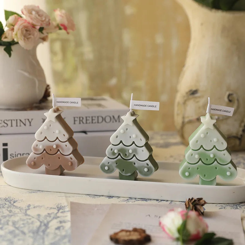 Christmas Aromatherapy Creative Christmas Tree Atmosphere Aromatherapy Candle Ornaments Romantic Christmas Gifts