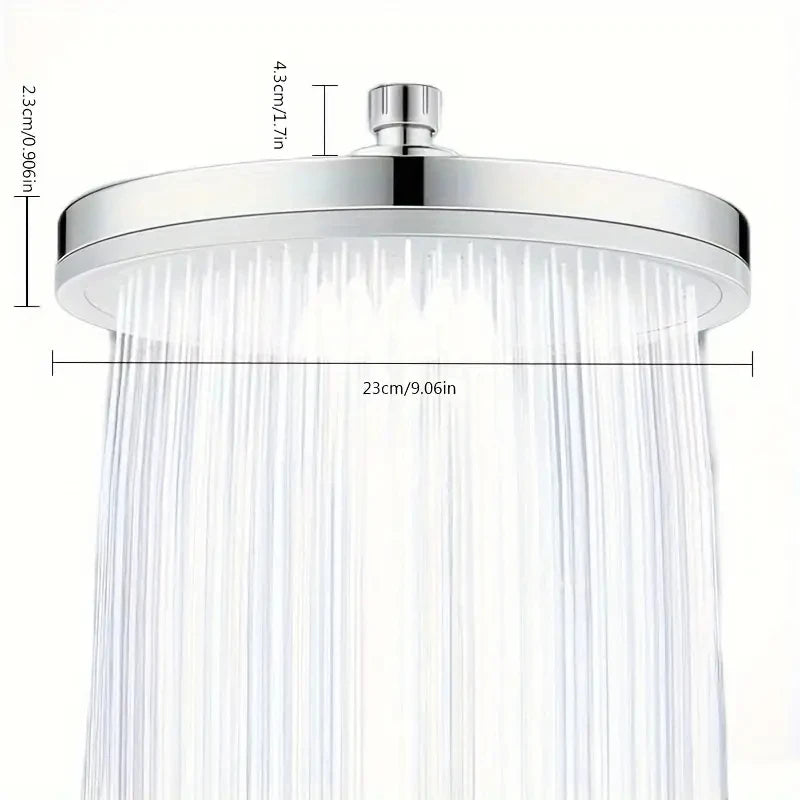 Six-speed Adjustable Overhead Shower Head High Pressure Shower Head Booster Shower Shower Head Sets Bathroom Accessories