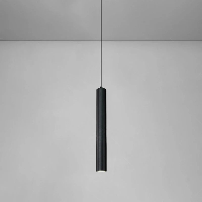 Modern Nordic LED Pendant Lamp - Double Head Hanging Light for Dining Room, 2m Pipe Decor Cylinder Chandelier 