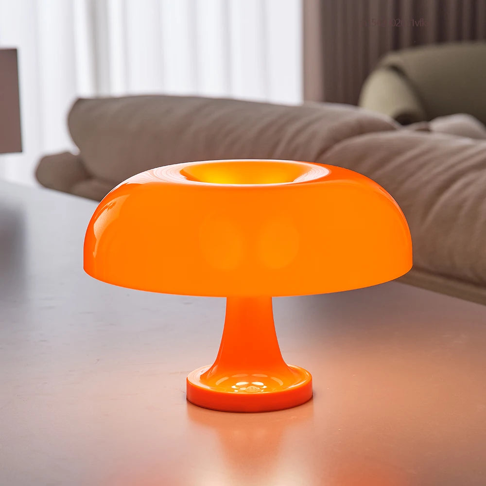 Modern Bauhaus Art Table Lamp - Ancient Danish Designer Mushroom Lamp for Living Room & Bedroom, Elegant Night Light