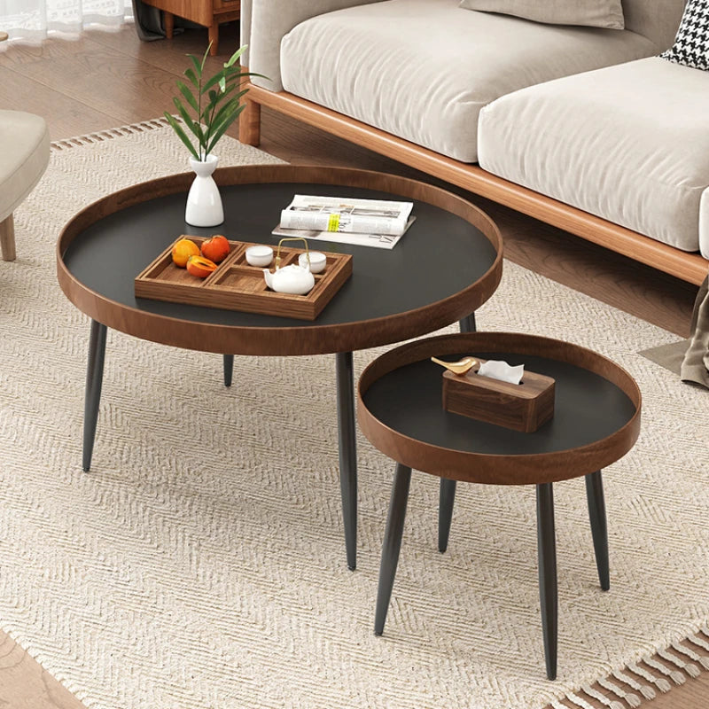 Modern Small Coffee Tables Bedside Round Hall Night Coffee Table Design Sofa Table Basse Pour Salon Mesa Home Furniture HD50CJ