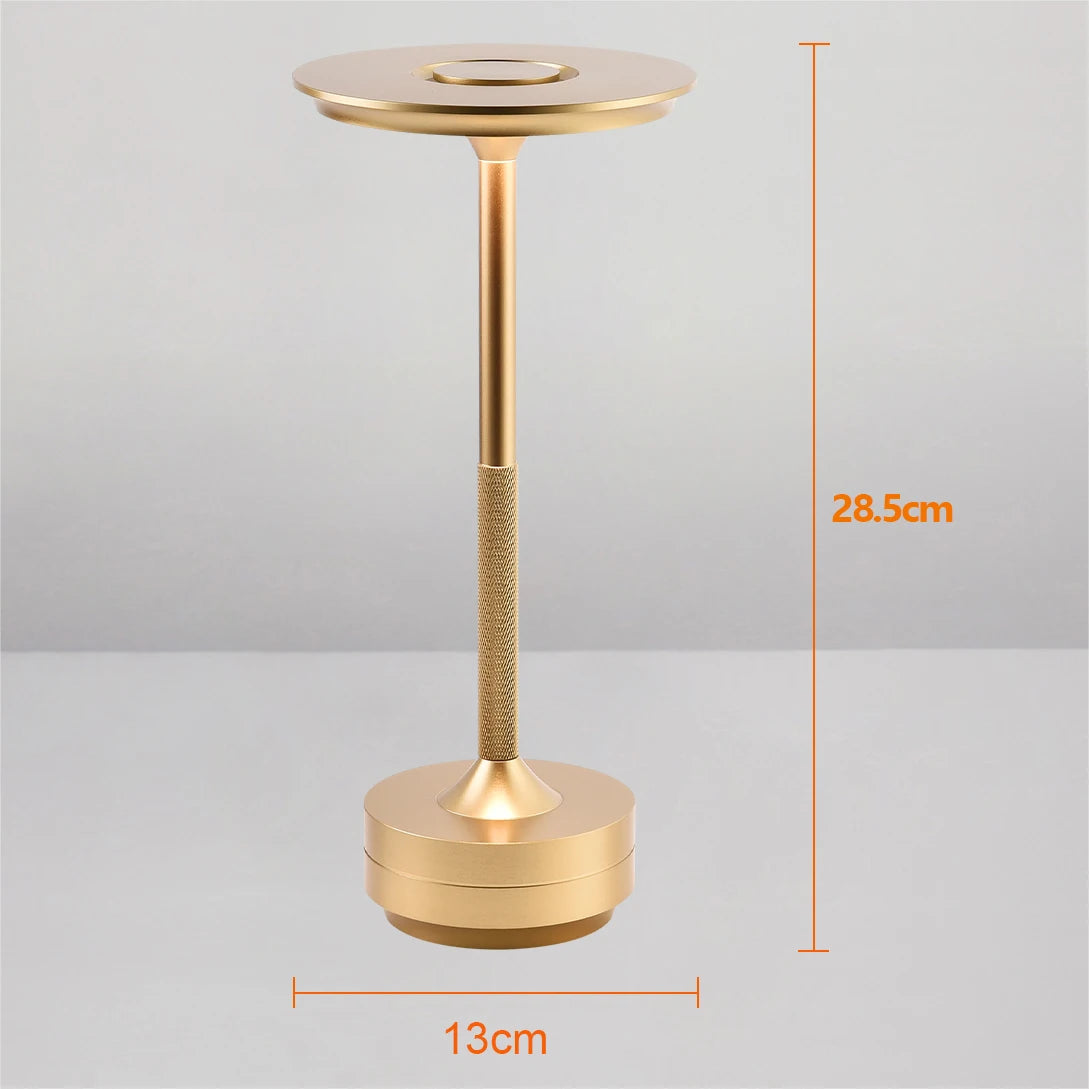 Simple Charging Desk Lamp - Retro Dimming Atmosphere Desk Light with Touch Control, USB Charging for Restaurant and Bar