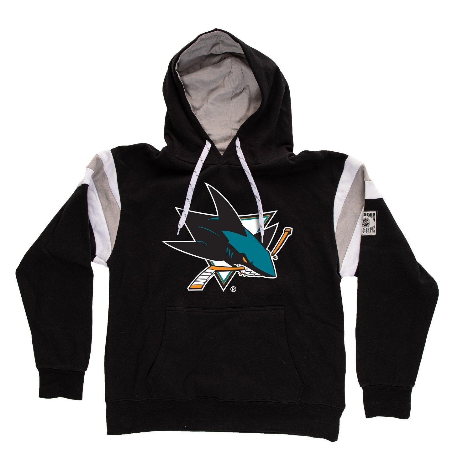 San Jose Sharks Varsity Retro Style Hoodie 