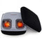 Shiatsu Foot Massager with 3-Level Deep Kneading and Air Compression-Black