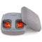 Shiatsu Foot Massager with 3-Level Deep Kneading and Air Compression-Gray