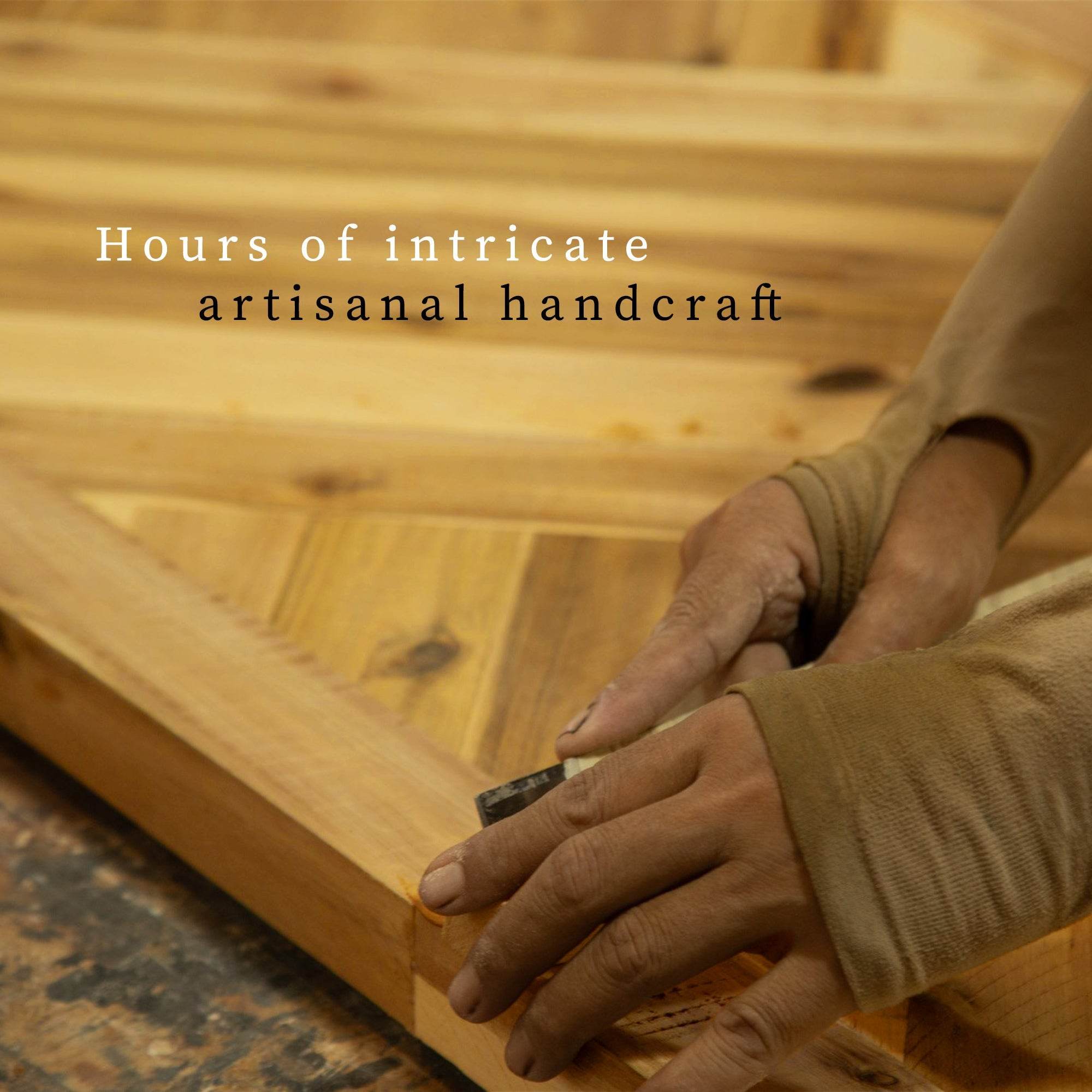 Sierra Deluxe Wood Platform Bed Frame 