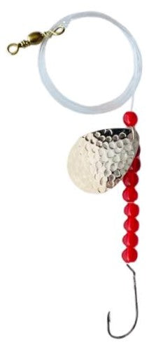 Single Hook Colorado Spinner – Silver Hammer Blade Lure 