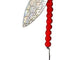 Double Hook Willow Leaf Spinner – Silver Scale Blade Lure