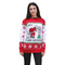 Sleepy Santa On Mute Sweater – Funny Ugly Christmas Sweater, Cheeky Santa Napping During Online Meeting, Holiday Humor