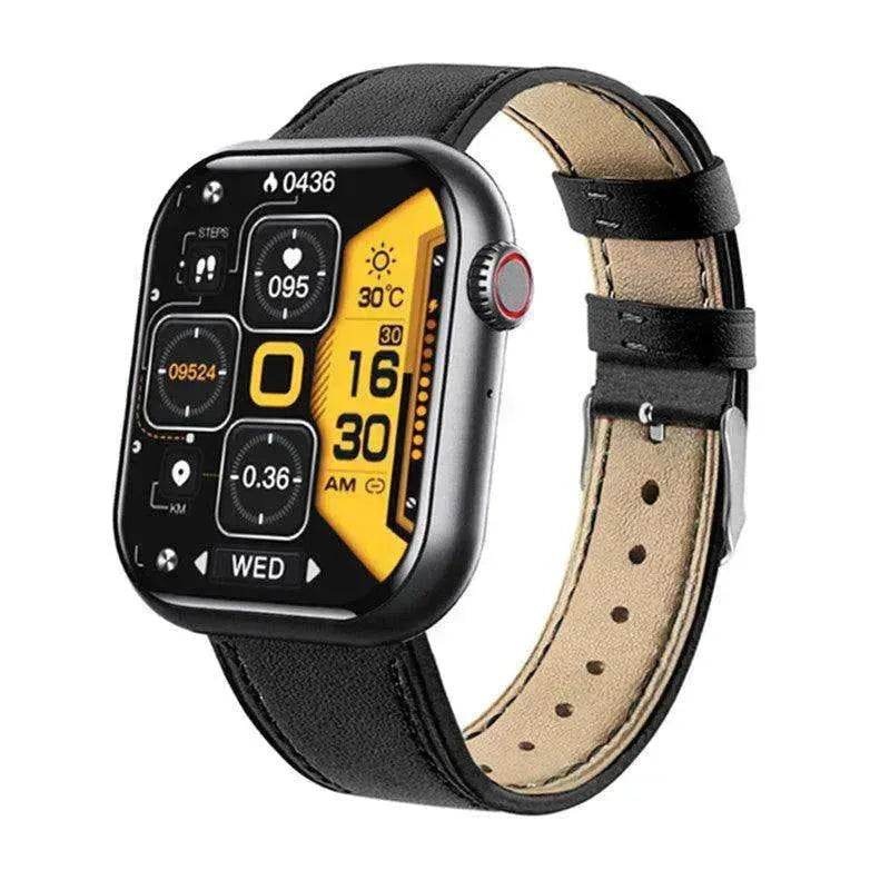 Smart Bluetooth Calling Heart Rate Body Temperature Voice Assistant Smart Bracelet Sports Watch 