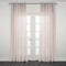 Imola Striped Jacquard Sheer Grommet Curtain