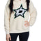 Dallas Stars Ladies Sherpa Hoodie with Premium Chenille Logo