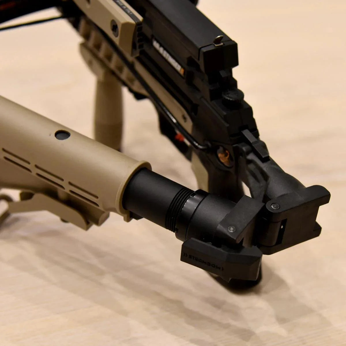 Steambow Archery AR-Series Folding Stock Adapter (incl. protective ring) 