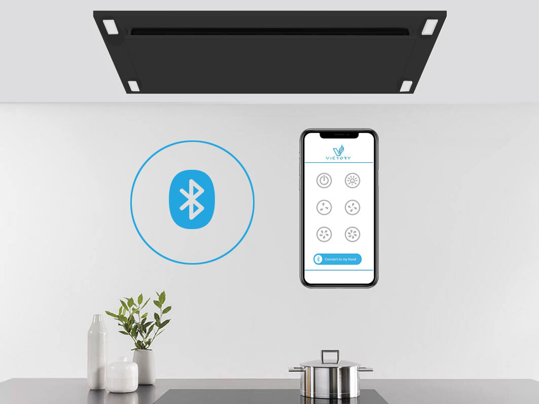 600 CFM WIRELESS Flush Ceiling Mount Range Hood - VICTORY Sunset (Bluetooth) 