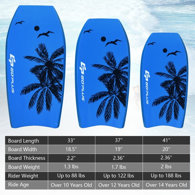 Super Lightweight Bodyboard Surfing with Leash EPS Core Boarding-S