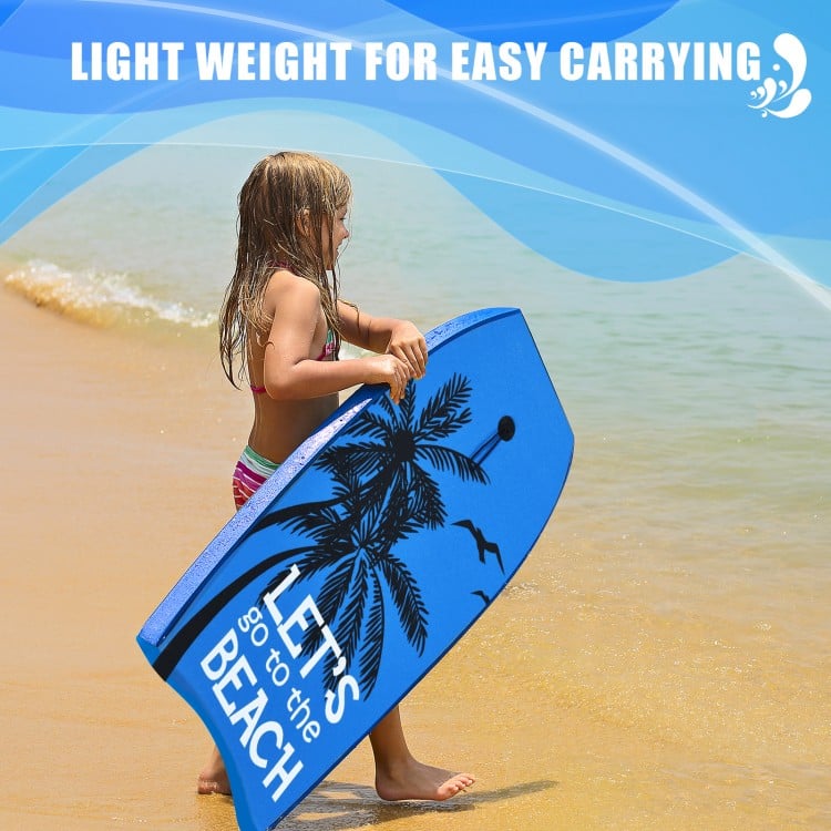 Super Lightweight Bodyboard Surfing with Leash EPS Core Boarding-S