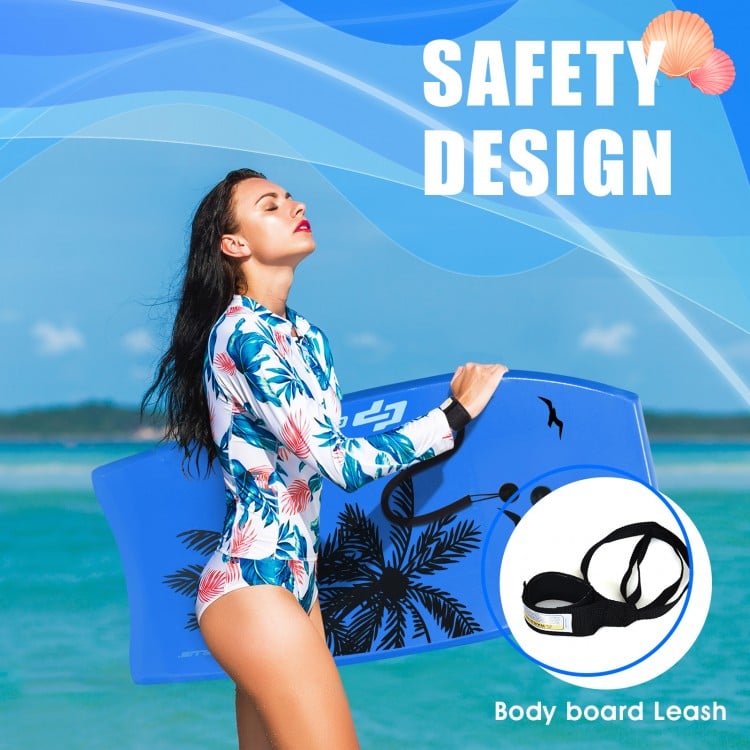 Super Lightweight Bodyboard Surfing with Leash EPS Core Boarding-S