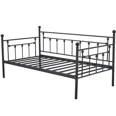 Twin size Classic Black Metal Daybed Frame - Free Shipping 