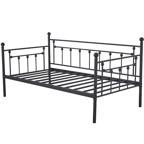 Twin size Classic Black Metal Daybed Frame - Free Shipping 