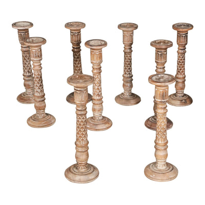 RS-070220, Art. Wooden Candle Stand 