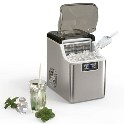 Countertop Home Electric Ice Machine with Scoop - Water Bottle Not Included - Free Shipping 