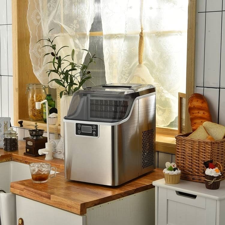 Countertop Home Electric Ice Machine with Scoop - Water Bottle Not Included - Free Shipping