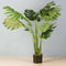 Tera Monstera Artificial Potted Plant – Realistic Split-Leaf Faux Greenery for Home, Office, or Living Room Décor