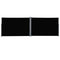 Outsunny Double Side Retractable Patio Privacy Screen Awning Outdoor Divider Sun Shade Wind Resistant Black
