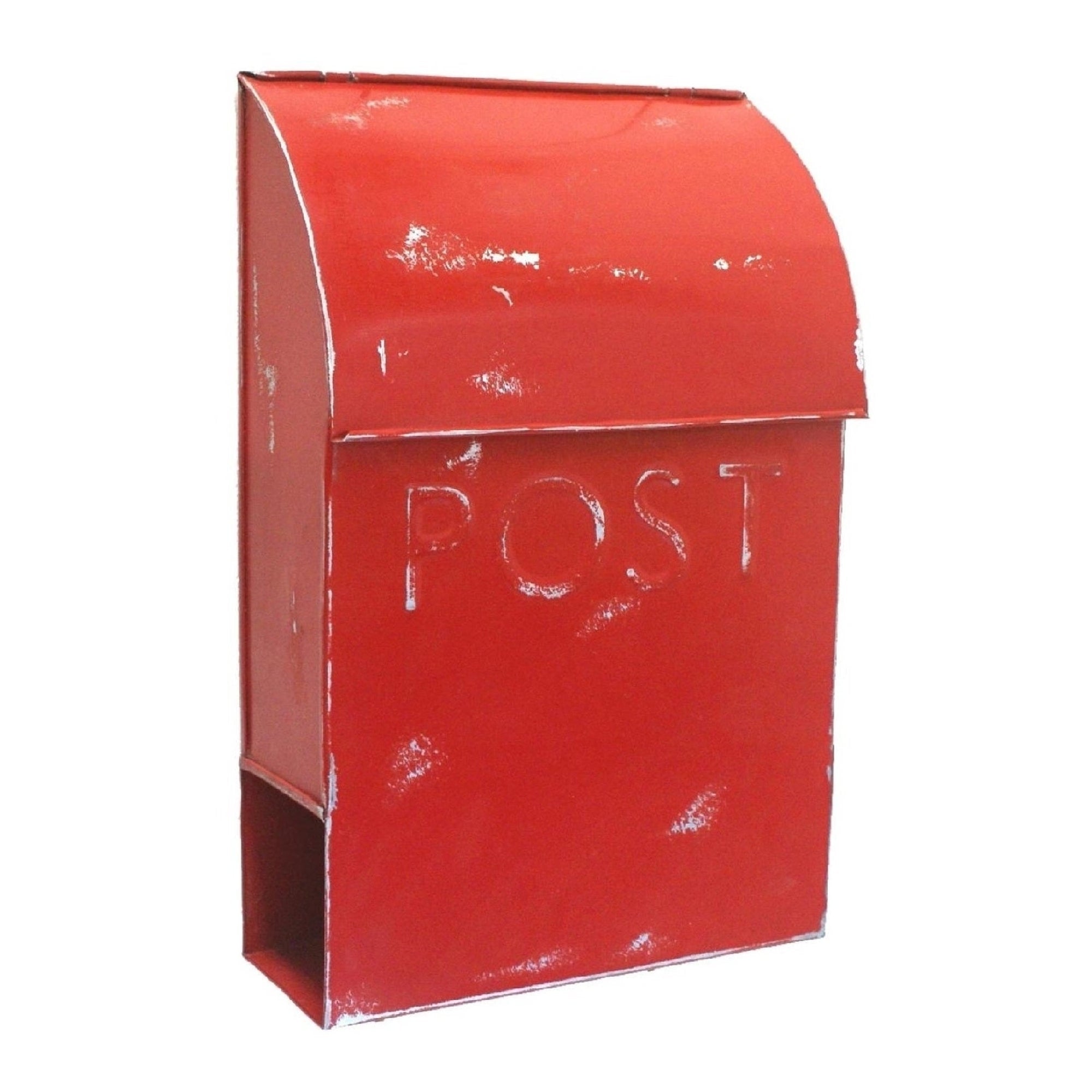 Rustic Red Milano Mailbox w. POSTE, Last Chance 