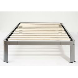 Twin size Luna Metal Platform Bed Frame with Wood Slats - Free Shipping