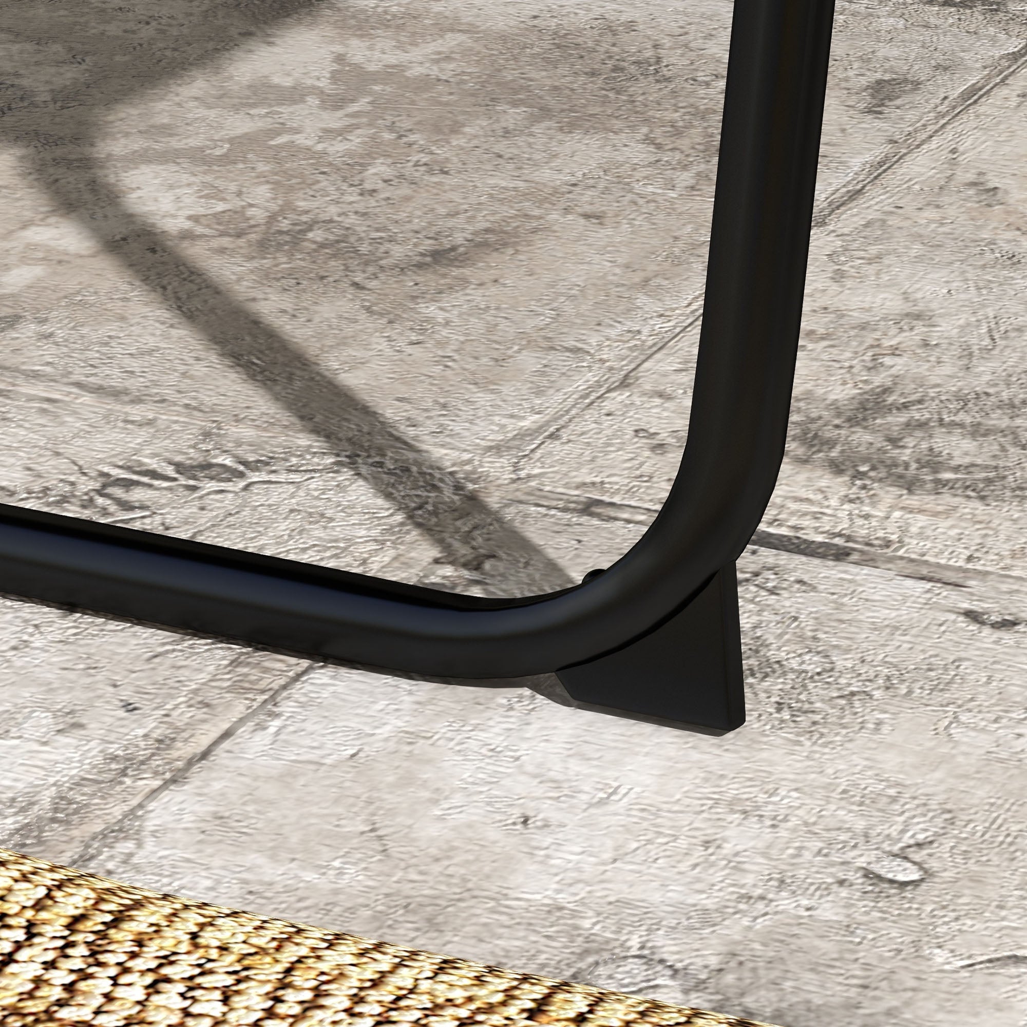 Outsunny Padded Outdoor Lounge Chair Folding Recliner with Adjustable Back Footrest Cushioned Grey 