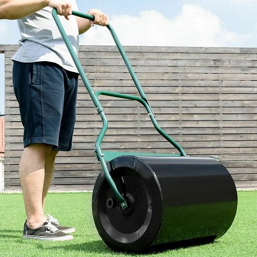 Lawn Roller with U-Shaped Handle for Garden Backyard - Free Shipping 