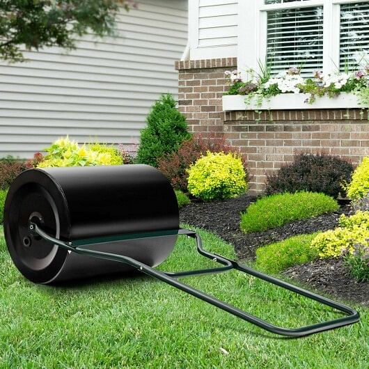 Lawn Roller with U-Shaped Handle for Garden Backyard - Free Shipping 