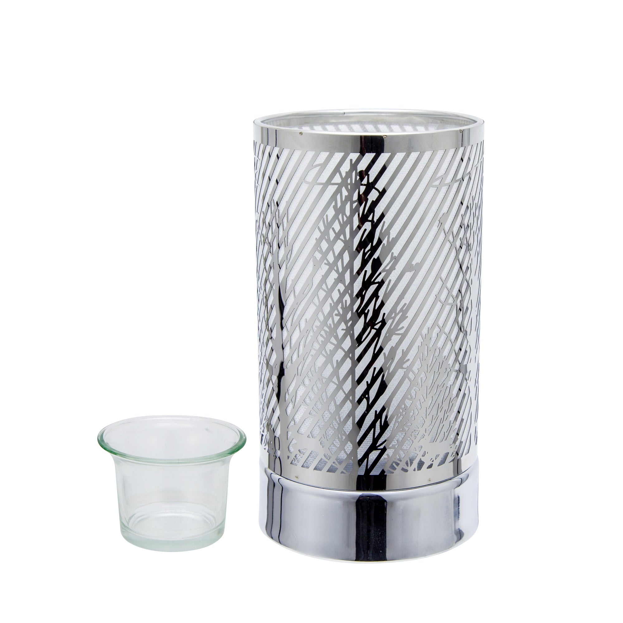 7" touch lamp-Fragrance Wax Melts Warmer -Electric Candle Essential Oil Burner-Metal Ravine Table decor