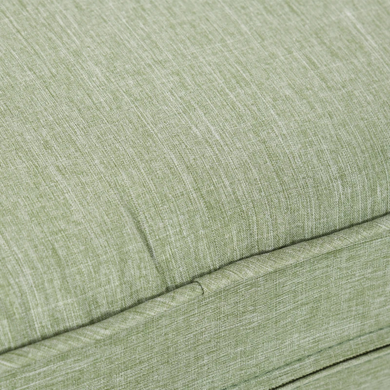 Patio Chair Cushions, Thick Deep Seat Outdoor Seat Cushion with Back Cushion, Light Green