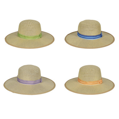 Striped Straw Hat Ass. 