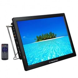 Reconditioned Trexonic Portable Rechargeable 14" LED TV With HDMI, SD/MMC, USB, VGA, AV In/Out And Built-in Digital Tuner - Free Shipping 