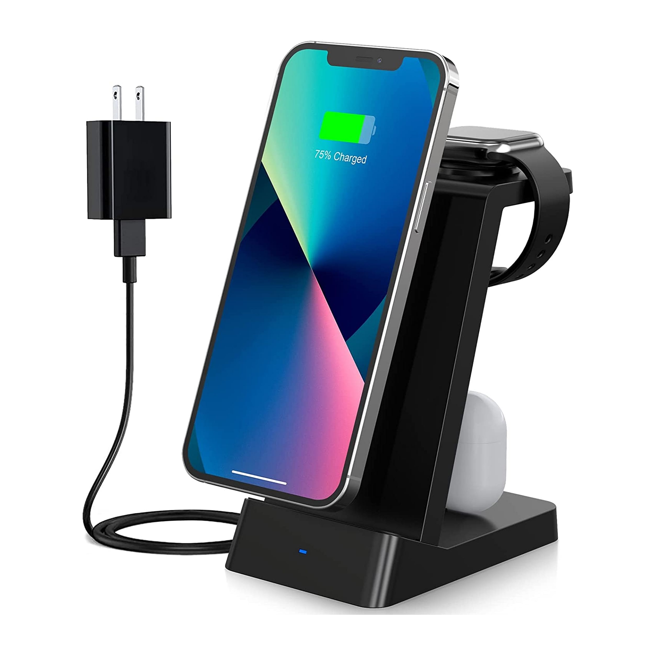 Trexonic 3 in 1 Fast Charge Charging Station in Black - Free Shipping