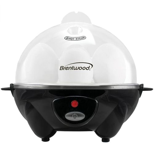 Brentwood Electric 7 Egg Cooker with Auto Shut Off in Black - Free Shipping 