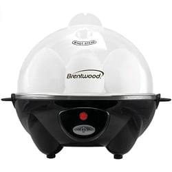 Brentwood Electric 7 Egg Cooker with Auto Shut Off in Black - Free Shipping 