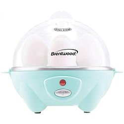 Brentwood Electric 7 Egg Cooker with Auto Shut Off in Blue - Free Shipping 