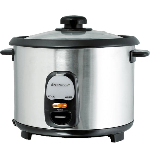 Brentwood 10 Cup Rice Cooker / Non-Stick in Silver - Free Shipping 