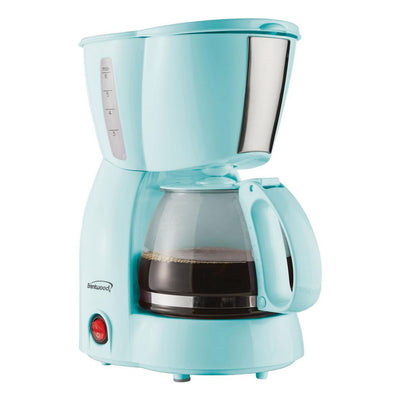 Brentwood 4 Cup 650  Watt Coffee Maker in Blue - Free Shipping 