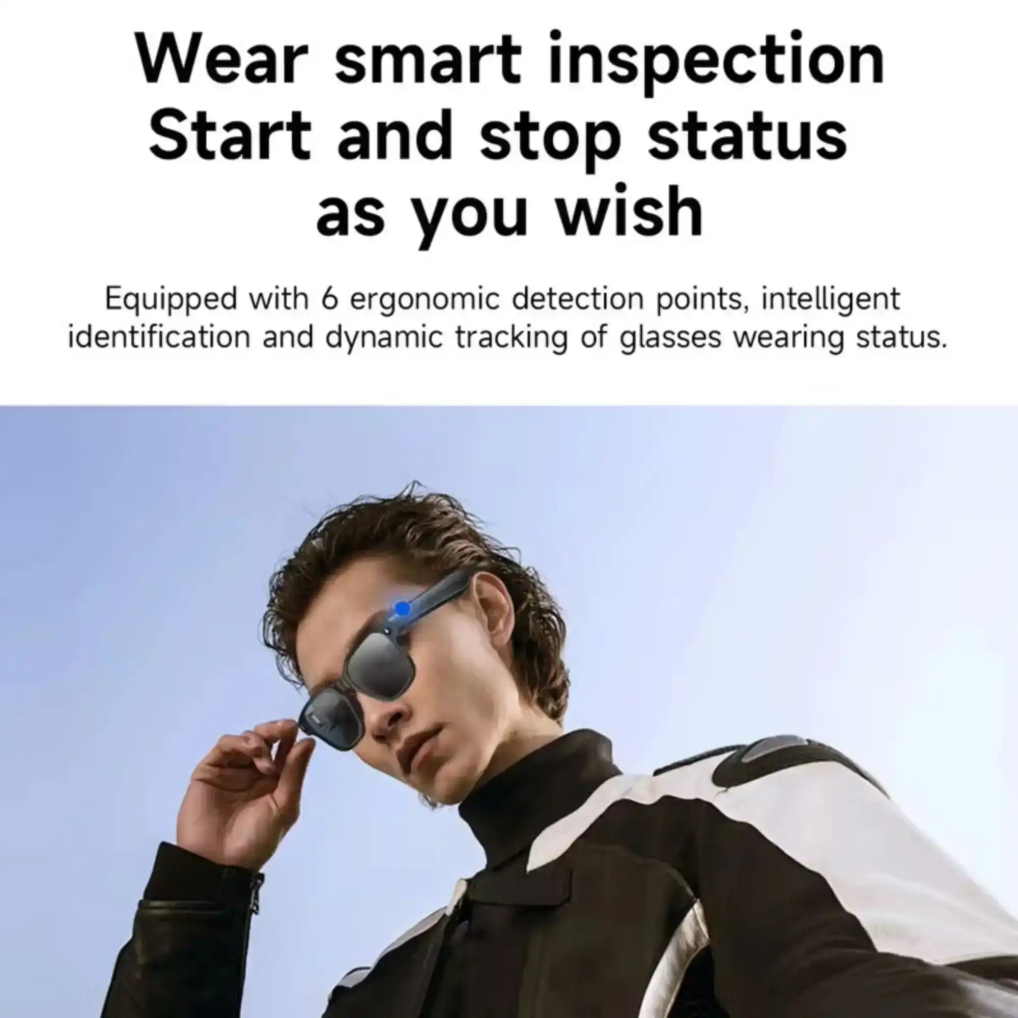 TUTT GS10 AI Glasses | Smart Sunglasses HD Camera + AI Integration & Intelligent Object Recognition | Replaceable with Prescription Lenses
