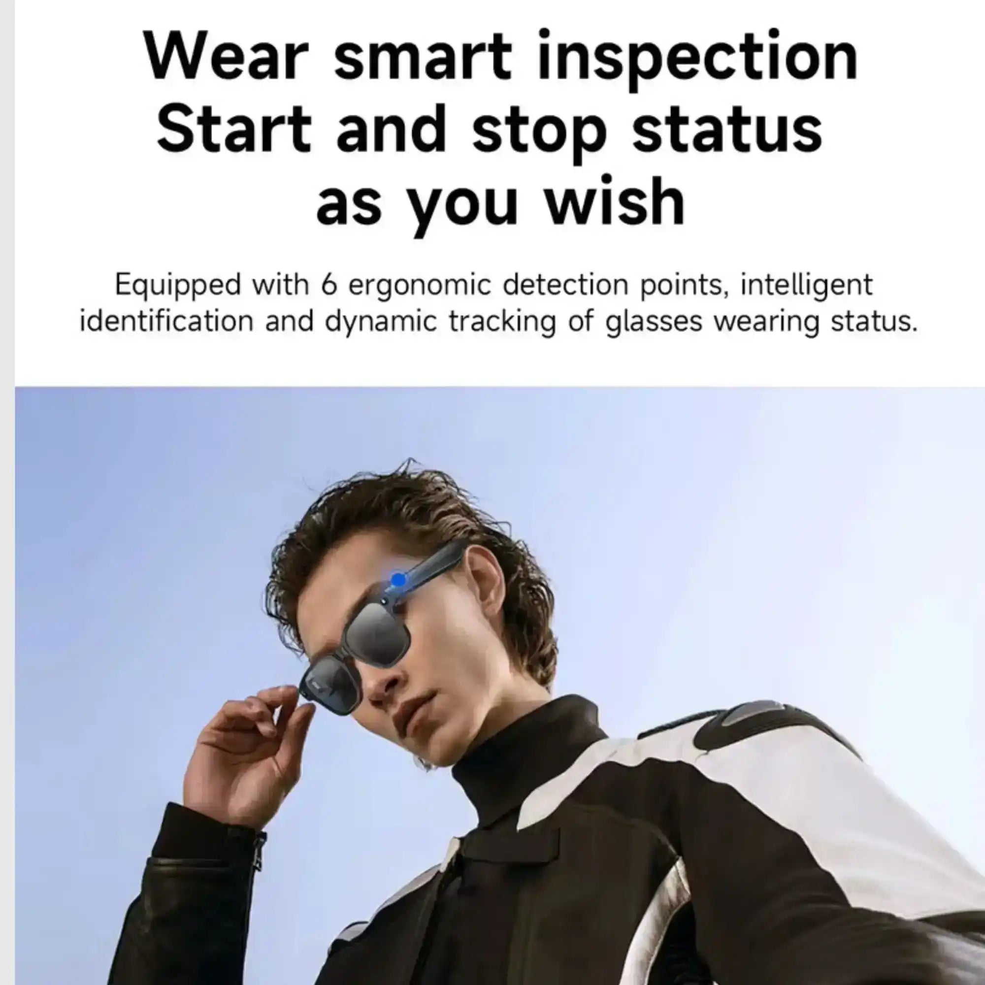 TUTT GS10 AI Glasses | Smart Sunglasses HD Camera + AI Integration & Intelligent Object Recognition | Replaceable with Prescription Lenses