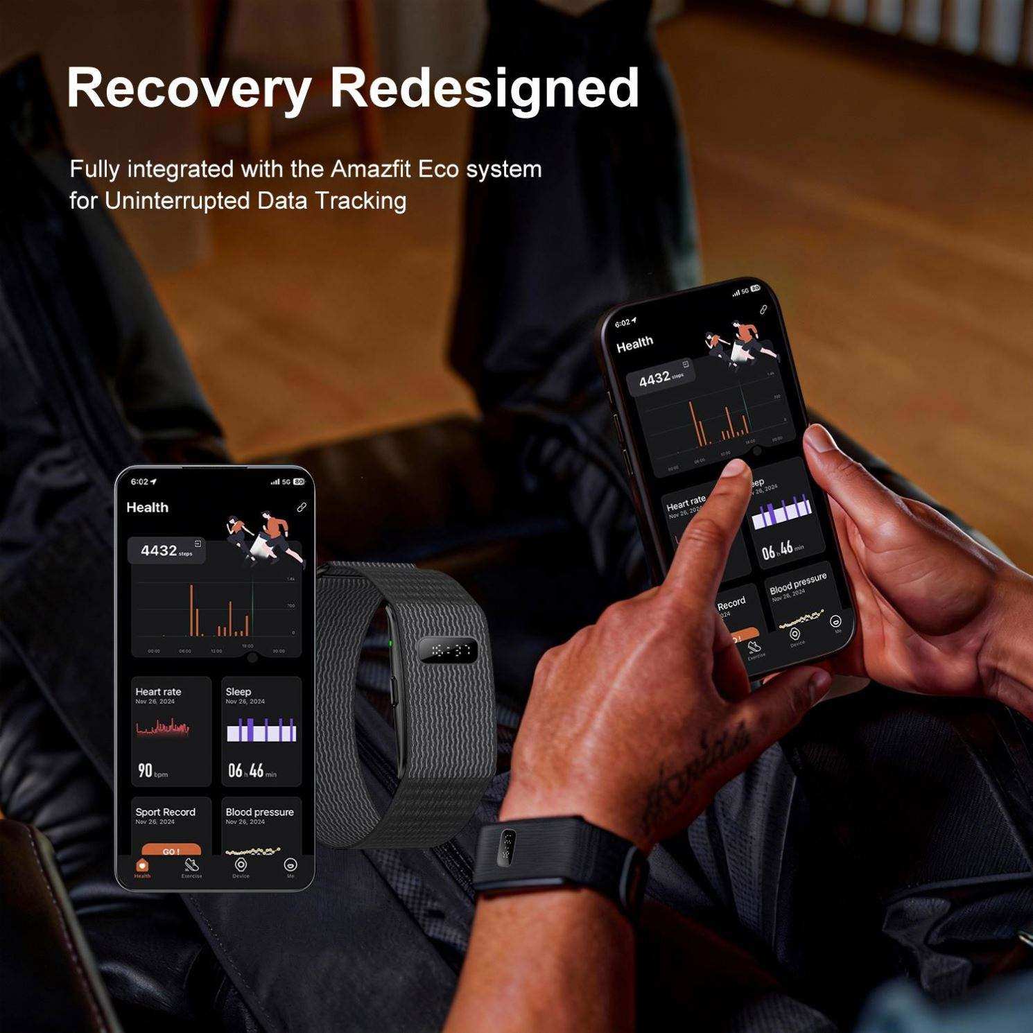 TUTT Smart Bracelet | Health and Fitness Tracker | GPS Activity Tracker | Android & iOS H59 MAX LIGE
