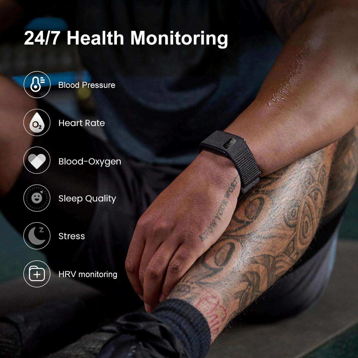TUTT Smart Bracelet | Health and Fitness Tracker | GPS Activity Tracker | Android & iOS H59 MAX LIGE