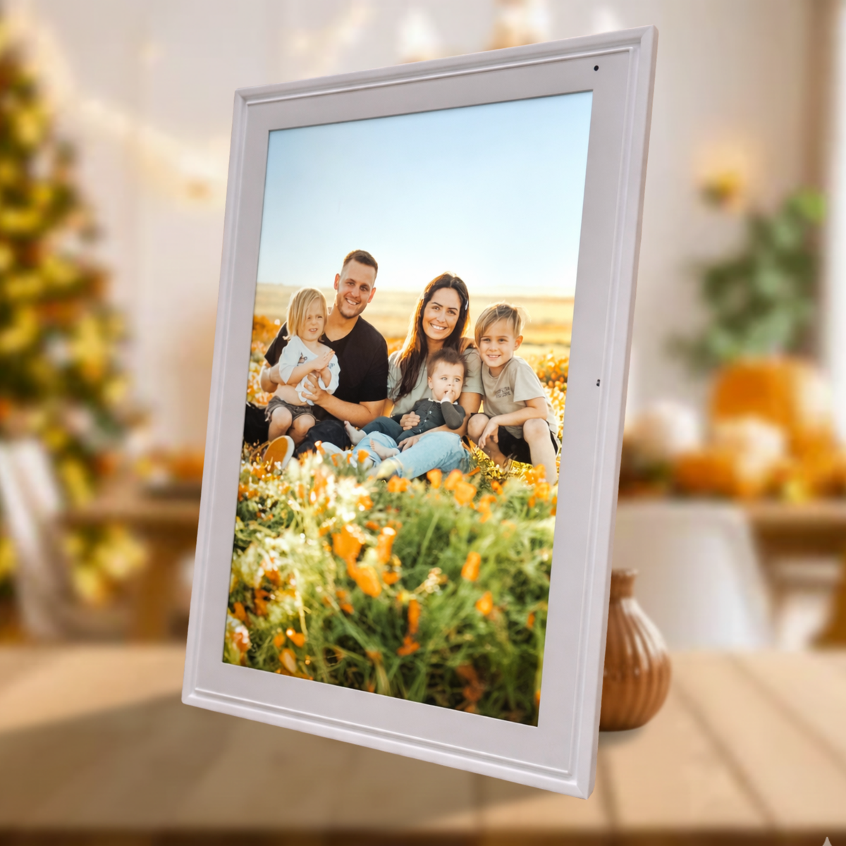 TUTT 15.6" Smart Display Digital Calendar with Camera, Android 14, Video Call Feature, Chore Chart, Photo & Video Frame, Wall Mounted & Desktop