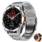 TUTT Tactical Smart Watch For Men | 1.43 Dial | Compass Flashlight Chat-GPT 3TAM Waterproof | Rugged Fitness and Health Tracker | H300 Smartwatch 400mAh Battery